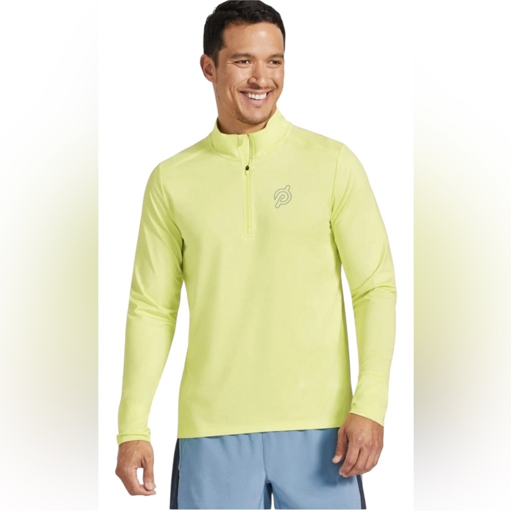 Peloton Mens Warm Up Pullover Athletic Shirt